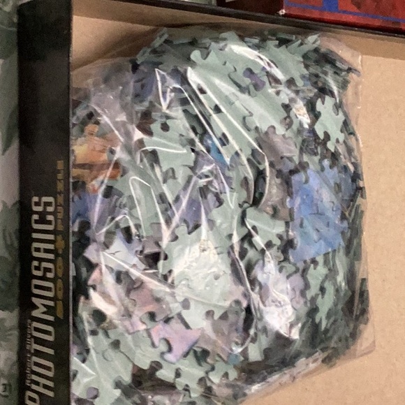 Puzzle Robert Silvers photomosaics 513 piece puzzle size 21.25”by 15” bald eagle - Picture 8 of 8